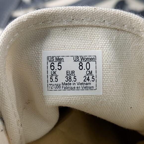 Vans Womens 8 / Mens 6.5 Old Skool Sneakers Eco Theory Asphalt Natural Shoes - Picture 5 of 10